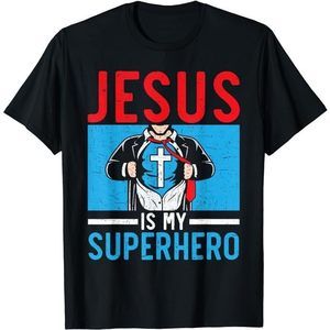 Jesus Is My Superhero Religious Pastor Christian Believer T-Shirt